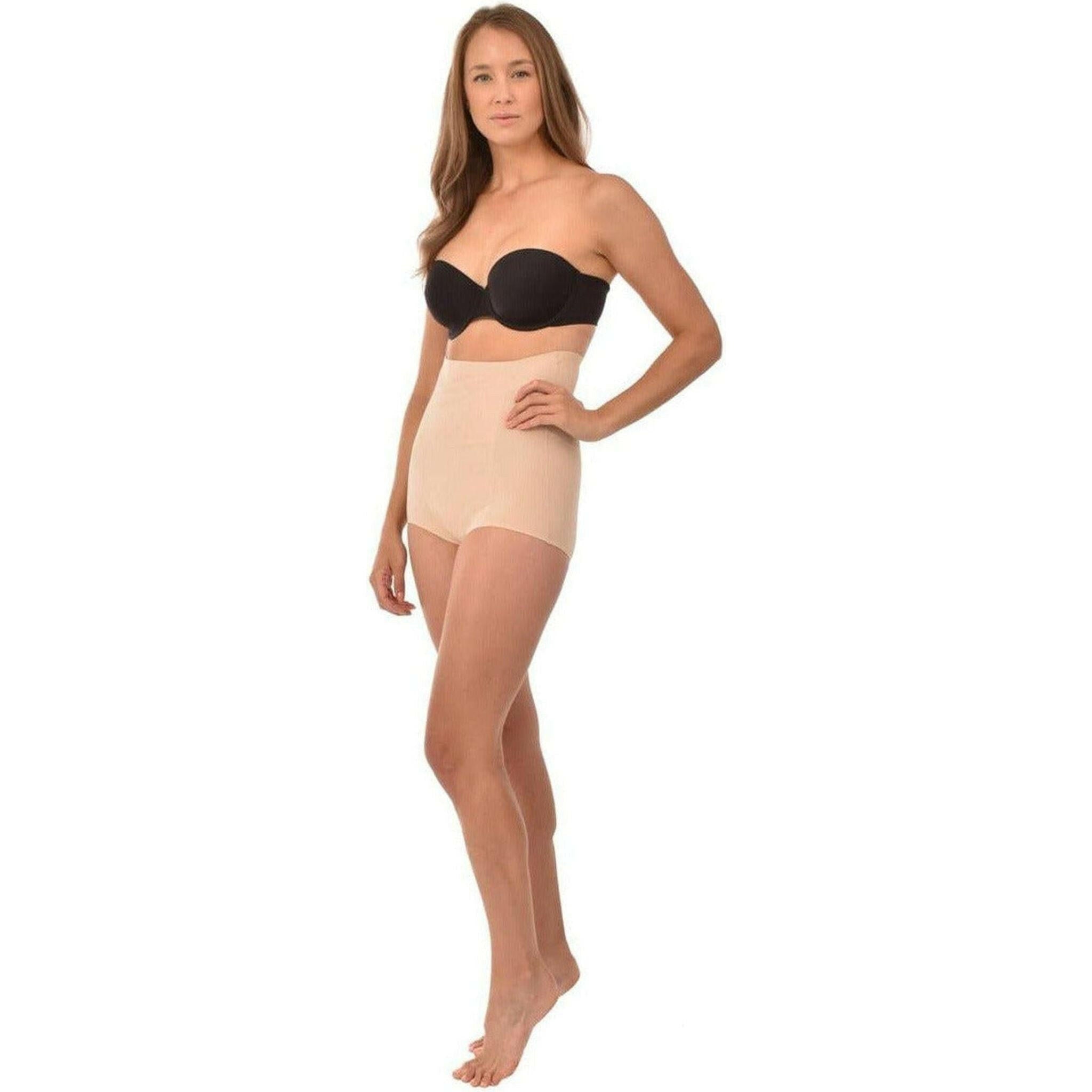 High Waist Full Brief Shaper - Nude.