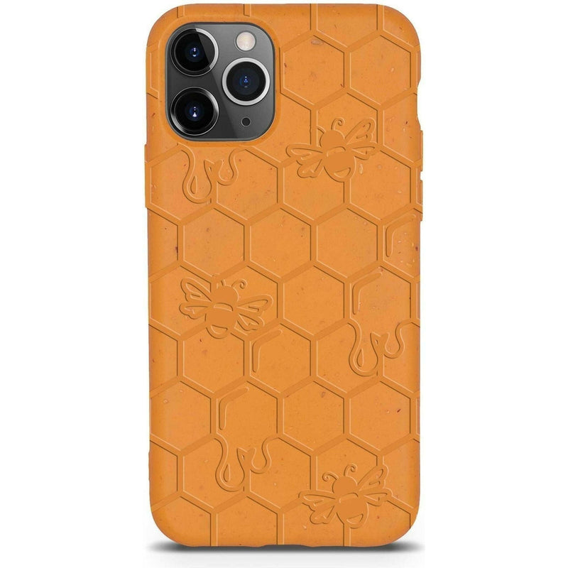 Honey Bee - Biodegradable Phone Case - Yellow, Orange and Black