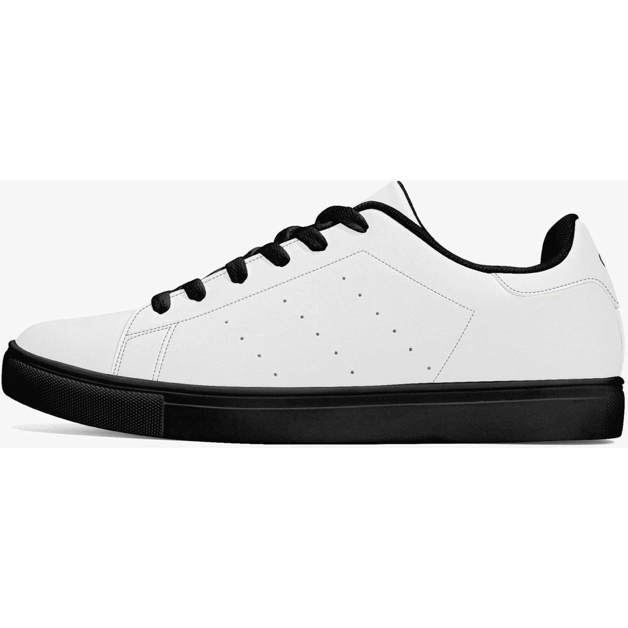 Jacki Easlick Lux Egg Low-Top Leather Sneakers.