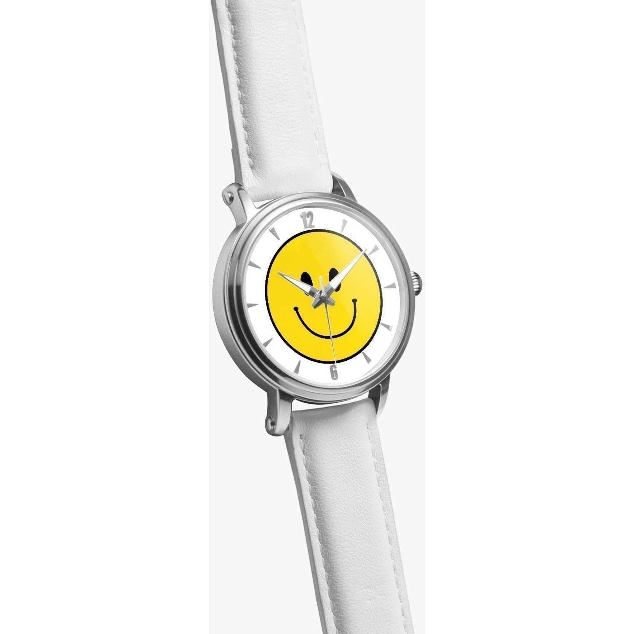 Jacki Easlick Smile Face Unisex Automatic Watch (Silver).