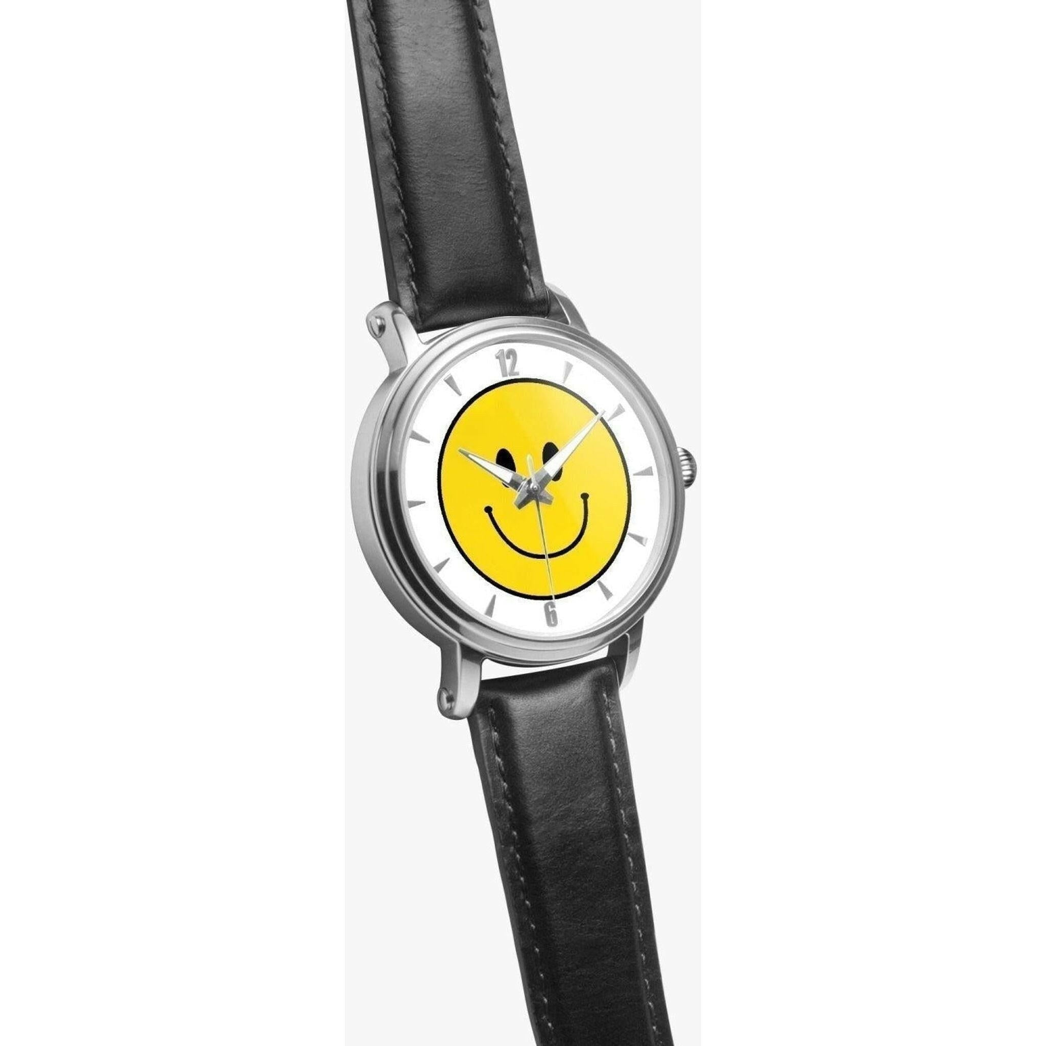 Jacki Easlick Smile Face Unisex Automatic Watch (Silver).