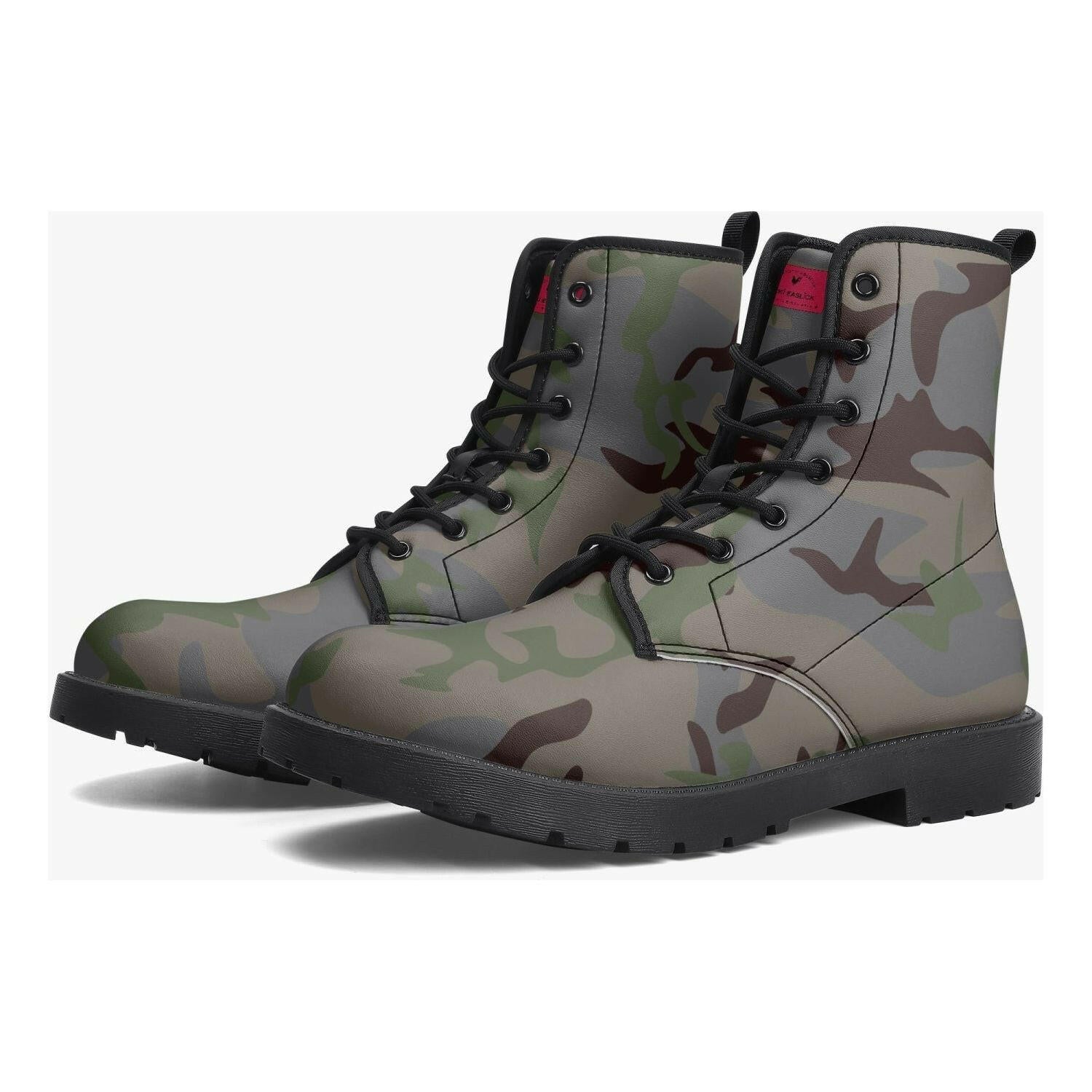 Jacki Easlick Trendy Camo Leather Boots.