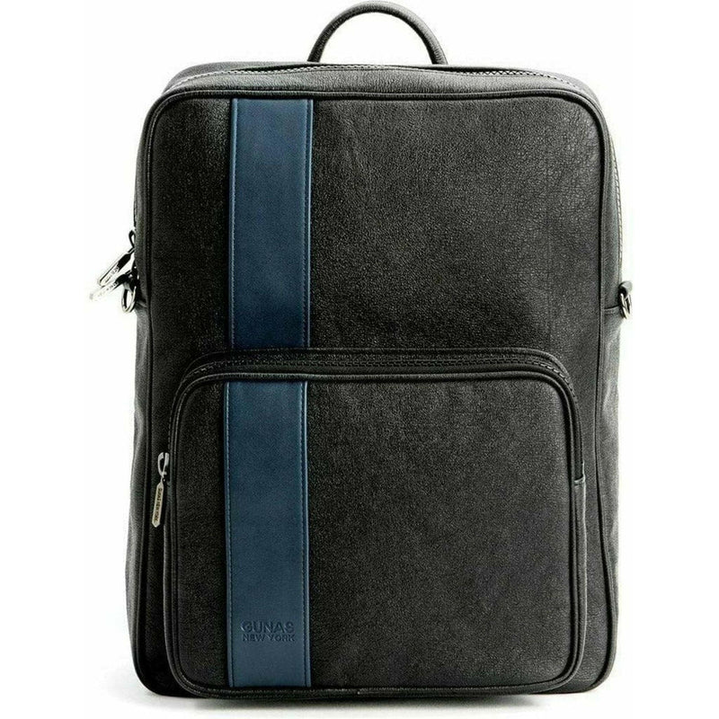 Jared - Blue Vegan Leather Men's Backpack