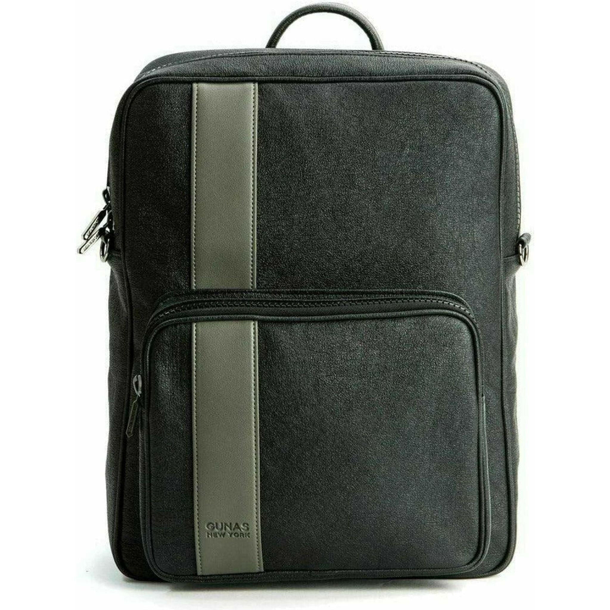 Jared - Grey Vegan Leather Men's Backpack.