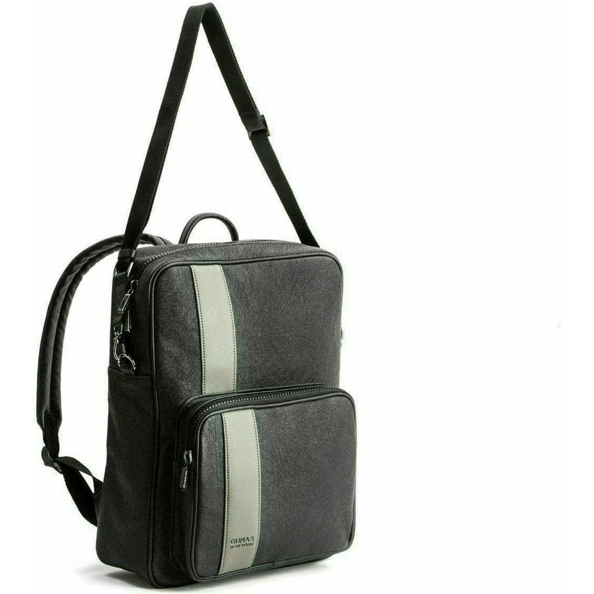 Jared - Grey Vegan Leather Men's Backpack.