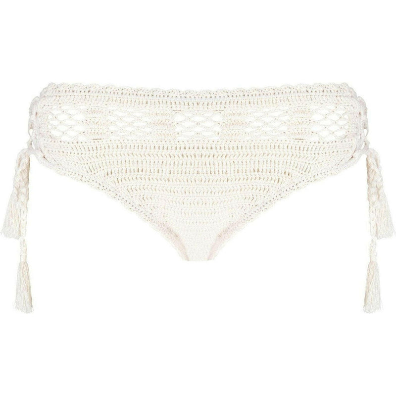 La Amatista Ecru Hand-Crocheted Bikini Set Cream