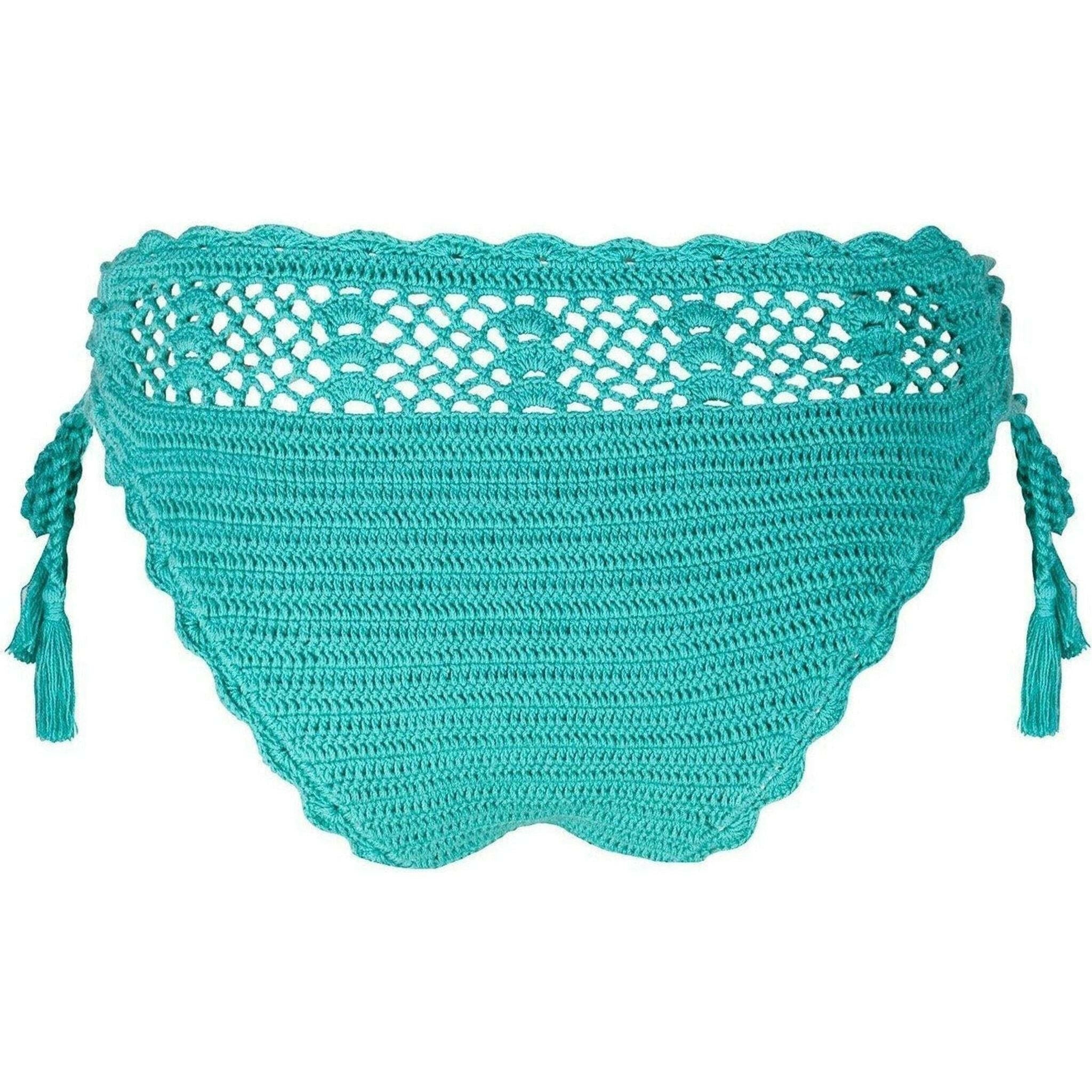 La Amatista Hand-Crocheted Bikini Set Green.