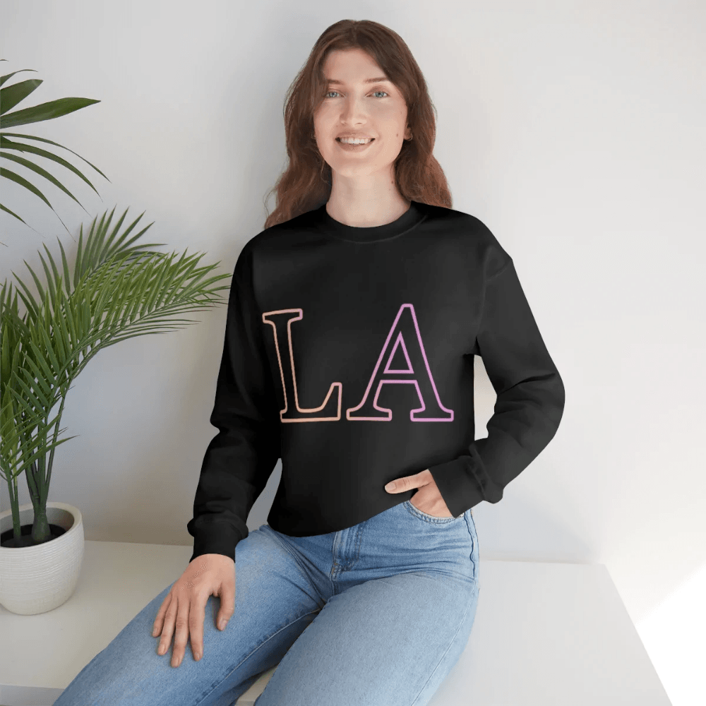 LA Gradient Crewneck Sweatshirt.