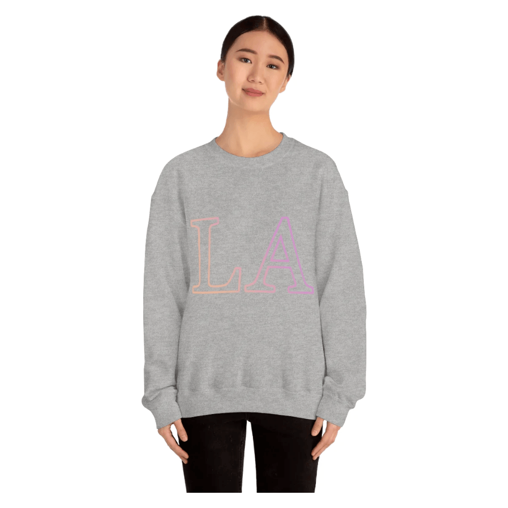 LA Gradient Crewneck Sweatshirt.