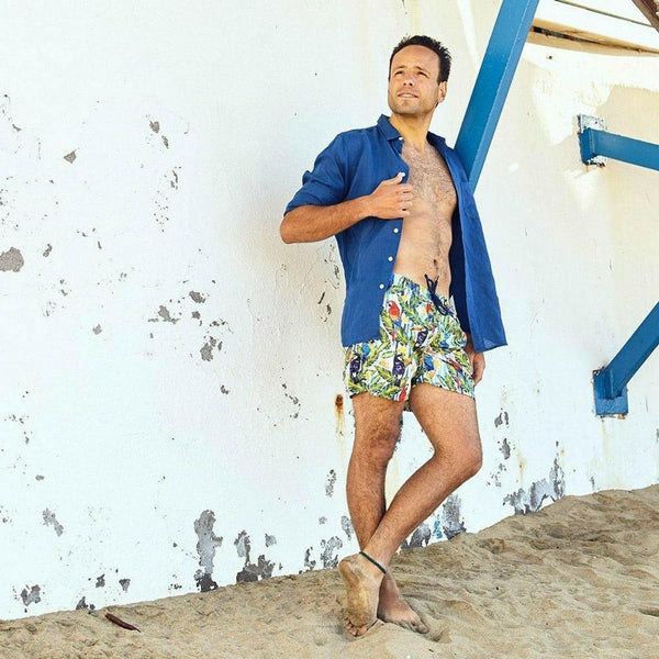 La Palma Eco-Beachwear: Classic Tropical Style Swim Trunks