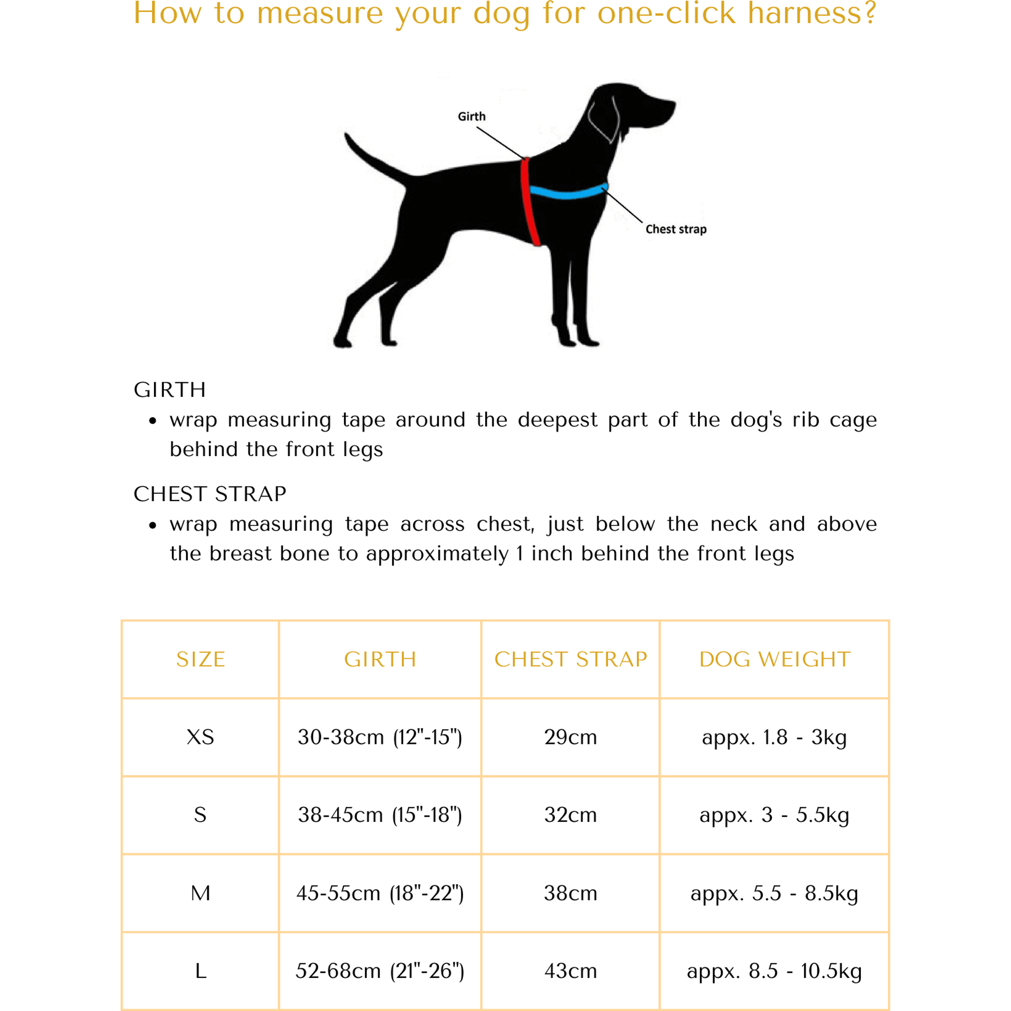 La Parisienne One-Click Dog Harness.