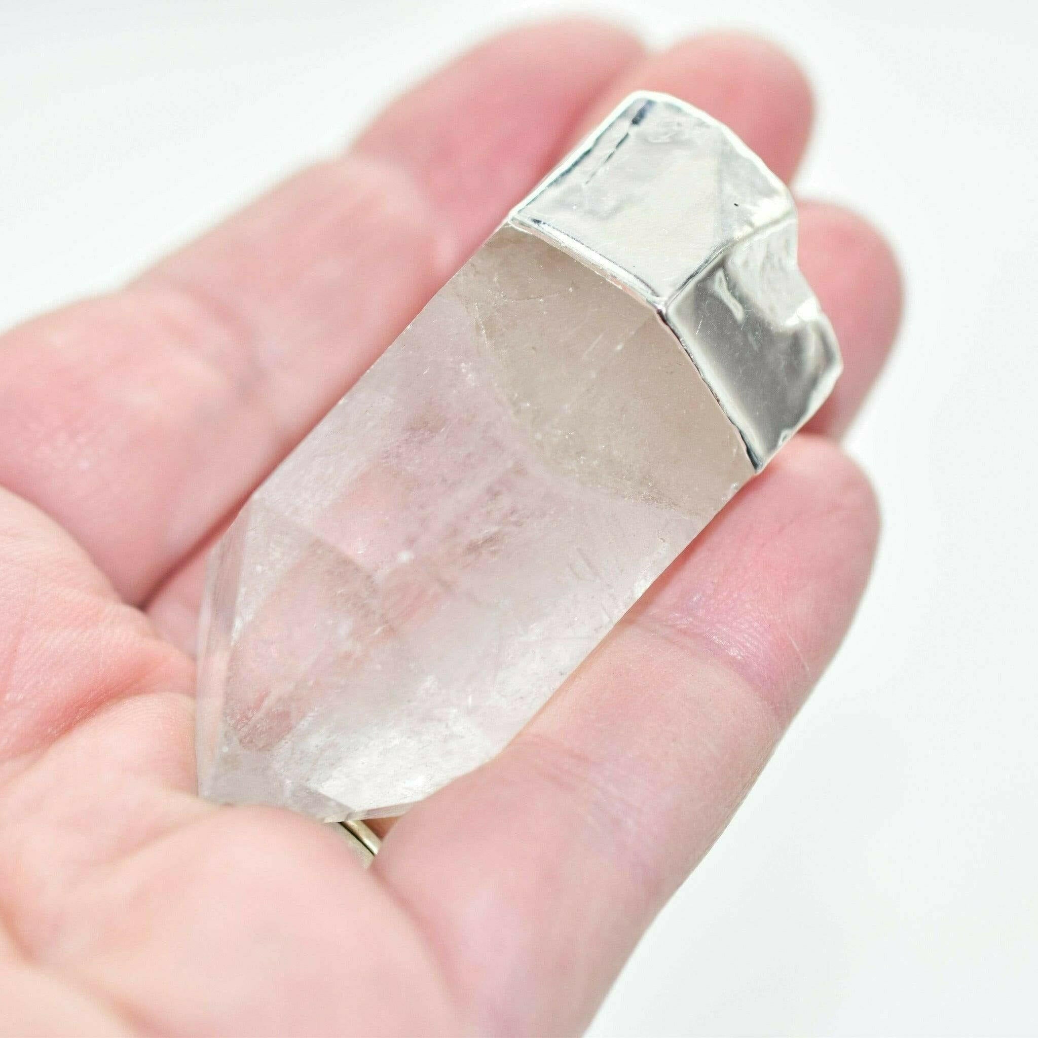 Large Single Crystal Point Pendant.