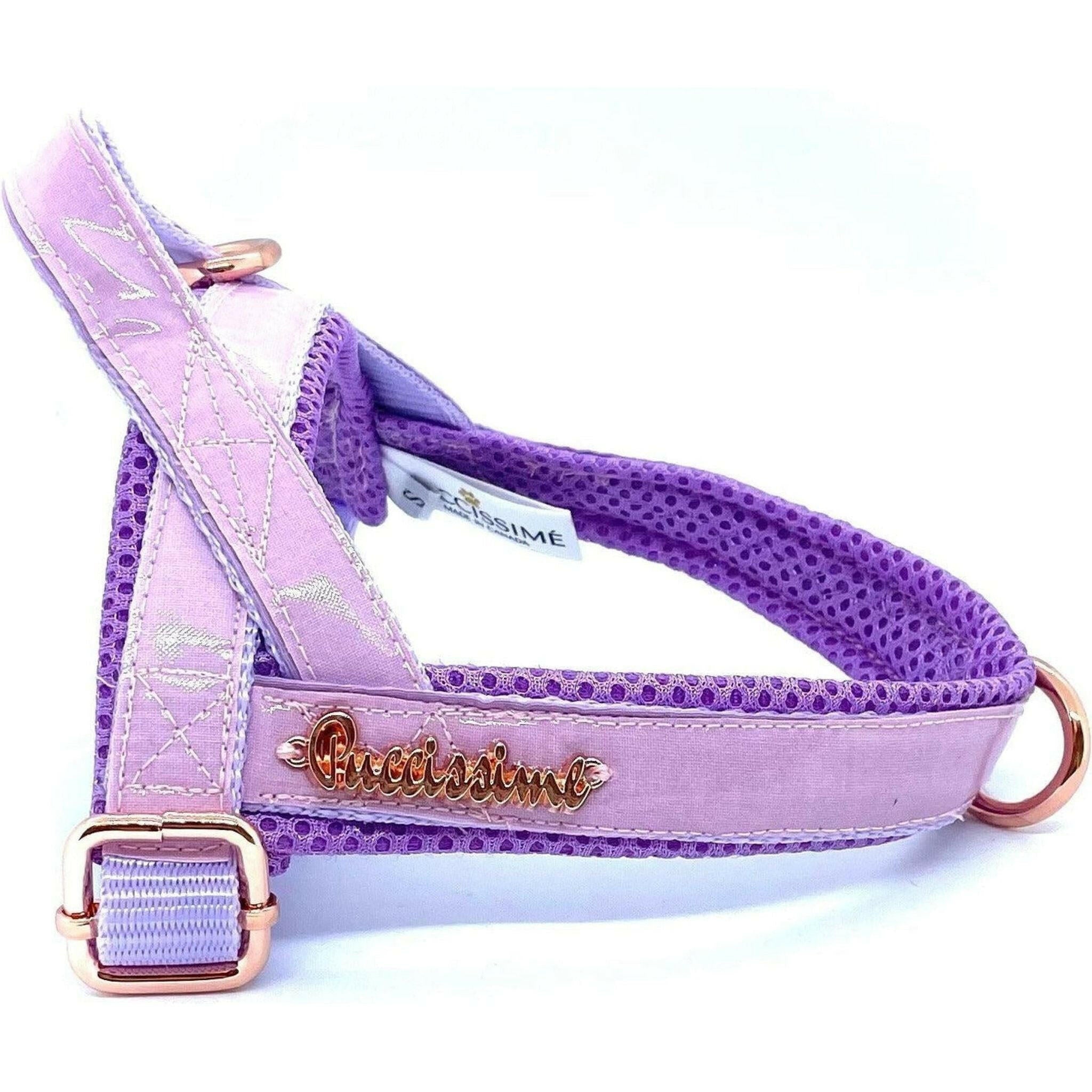 Lavender One-Click Dog Harness.