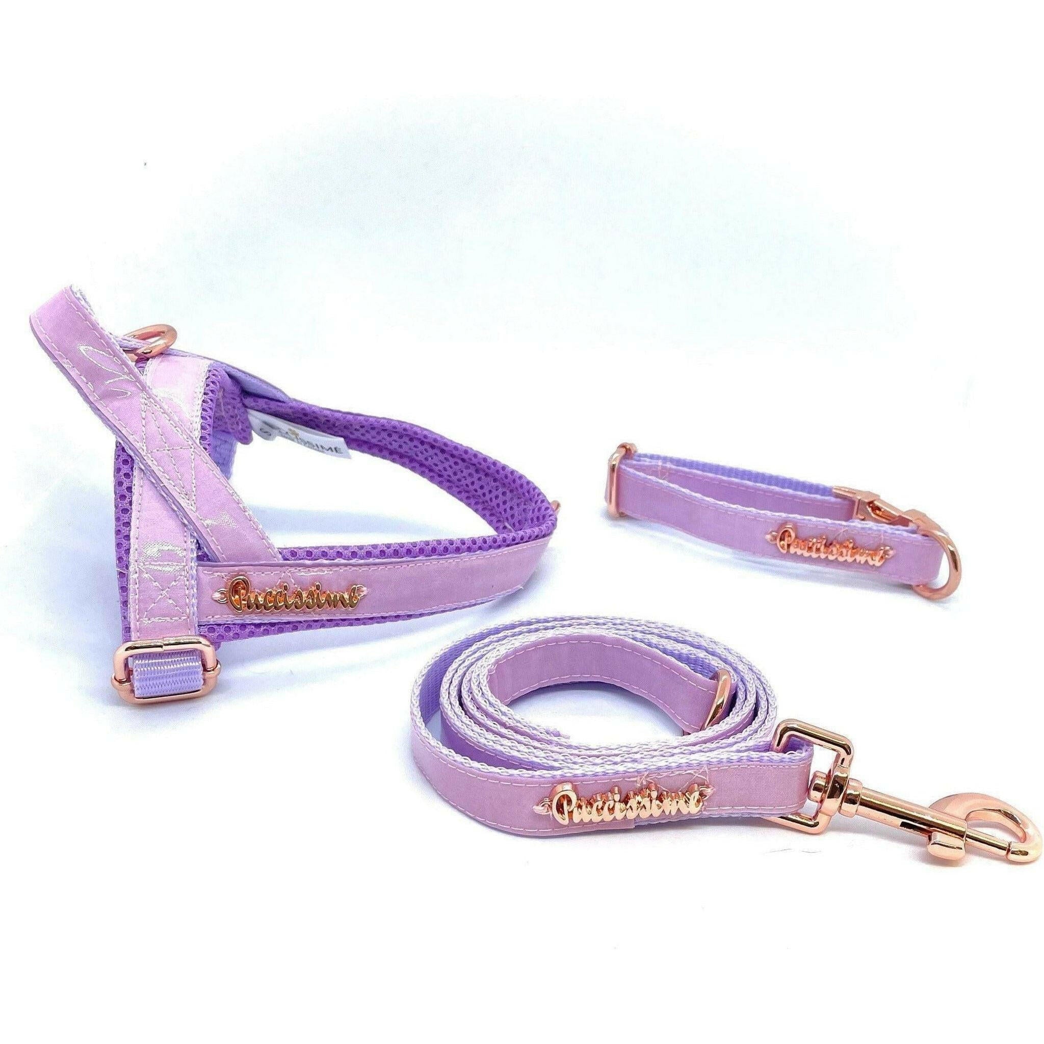 Lavender One-Click Dog Harness.