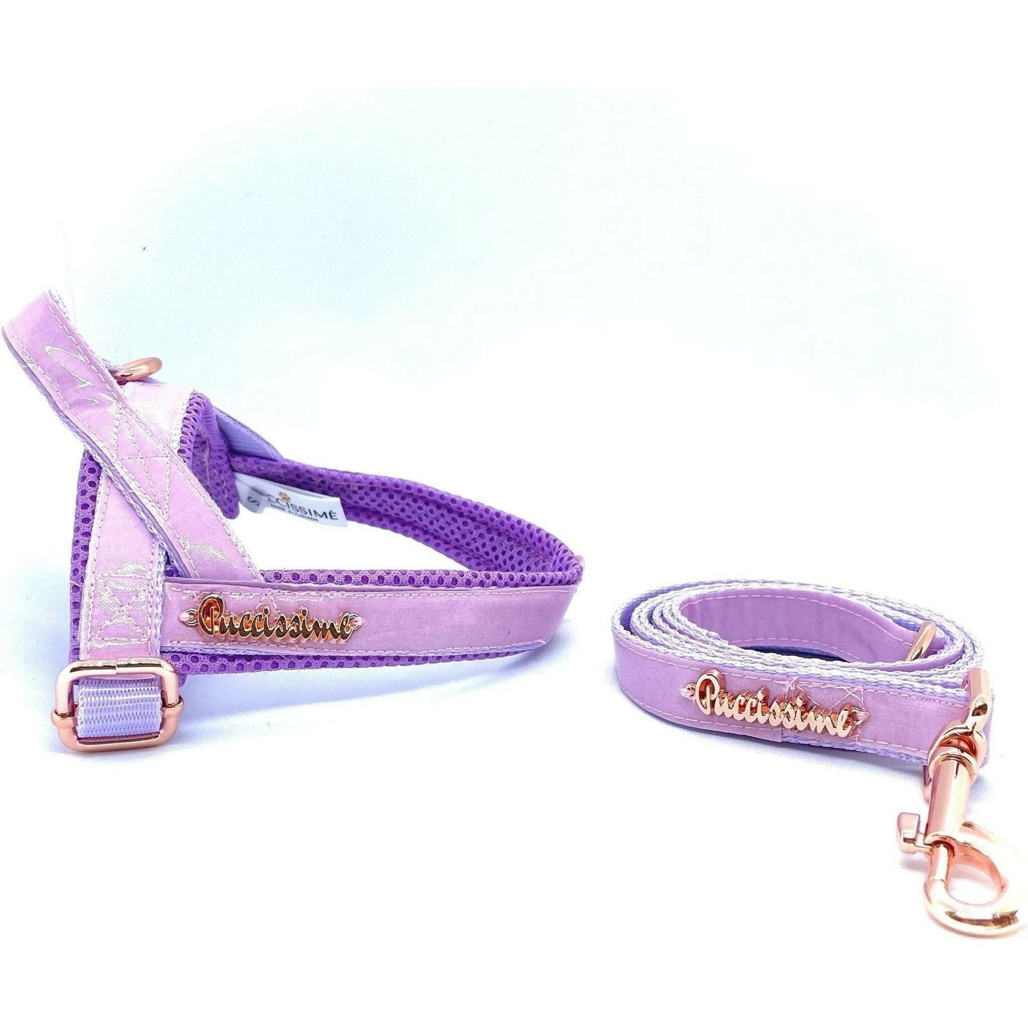 Lavender One-Click Dog Harness.