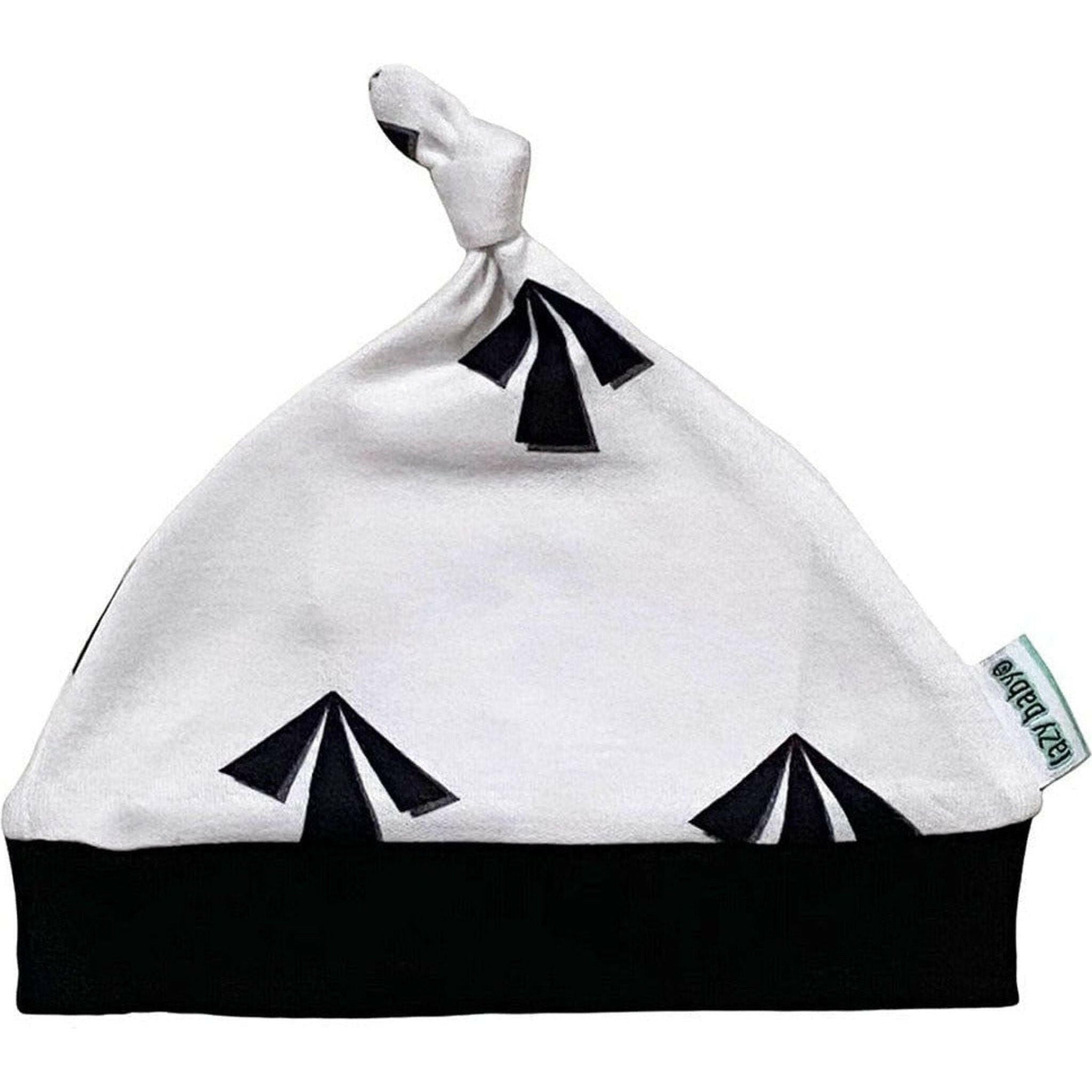 Lazy Baby Arrow Hat Black/White.