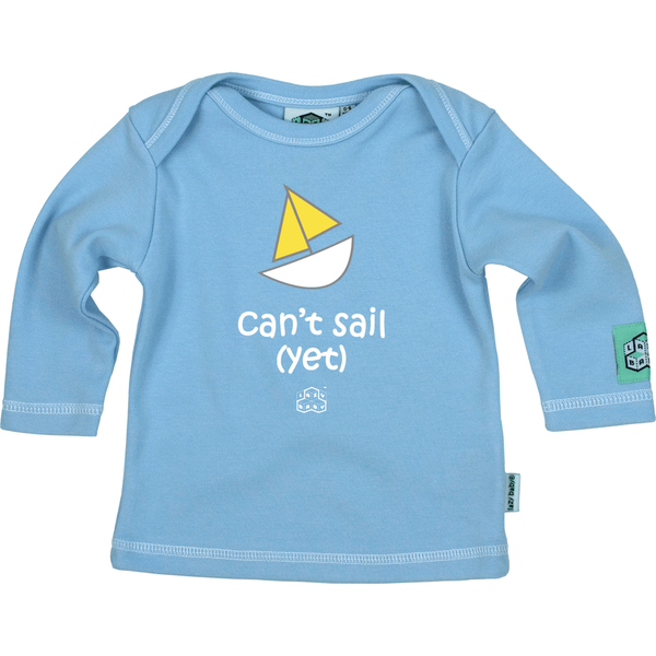 Lazy Baby Can't Sail Yet Blue TShirt