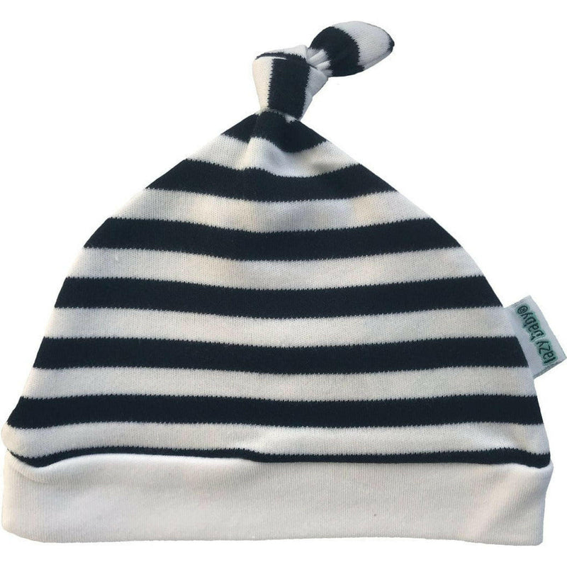 Lazy Baby Hat Black/White