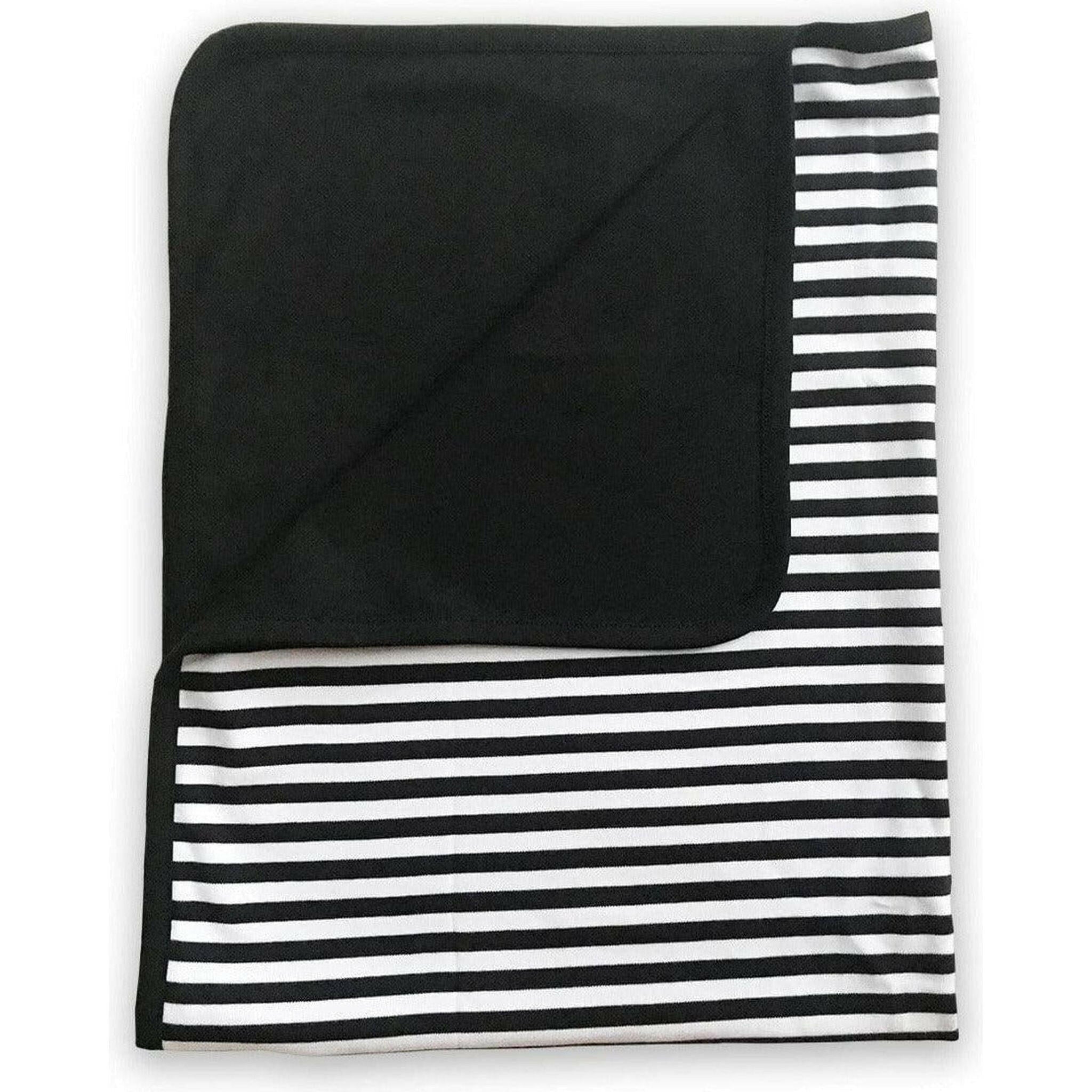 Lazy Baby Organic Cotton Black & White Blanket.