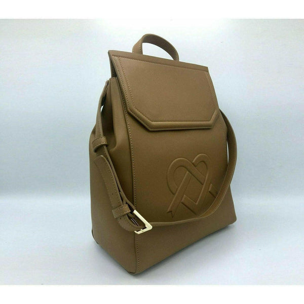 Livia - Tan Vegan Leather Backpack