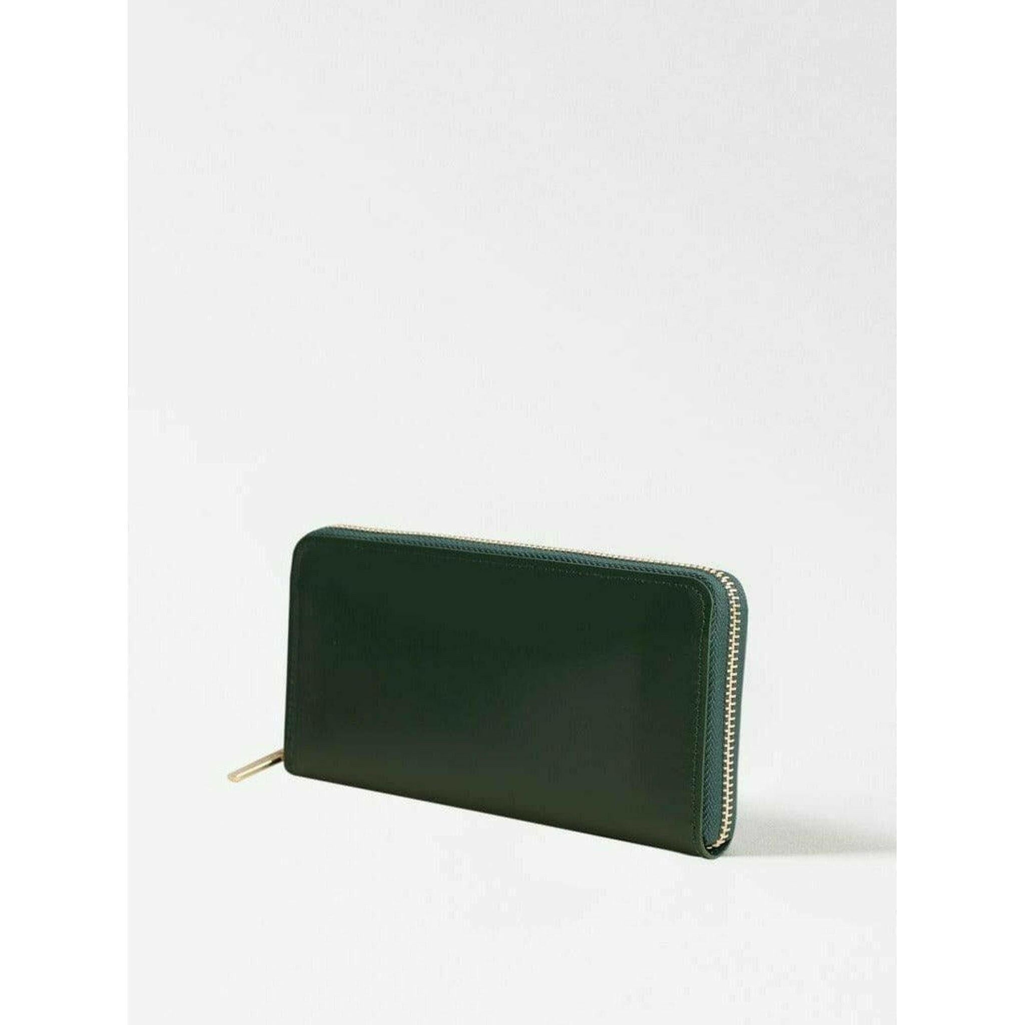 Long Wallet Deep Olive.