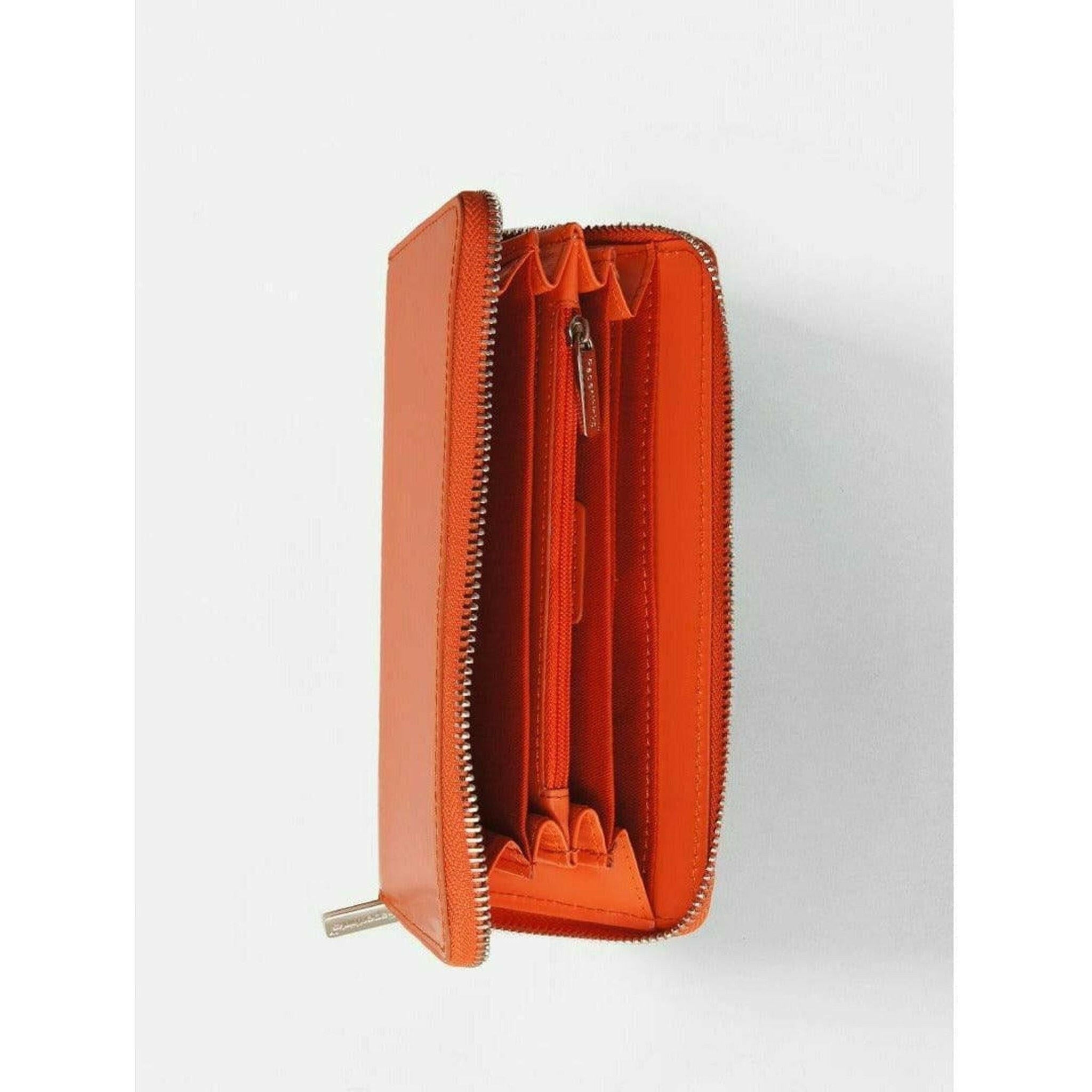 Long Wallet Tangerine Orange.