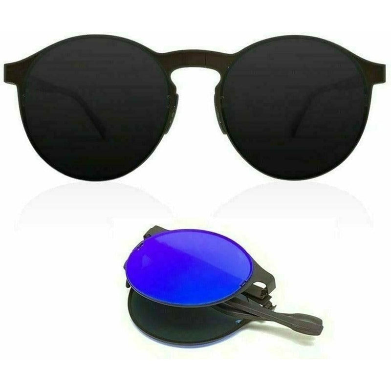 Looper - Foldable Round Sunglasses with GPS