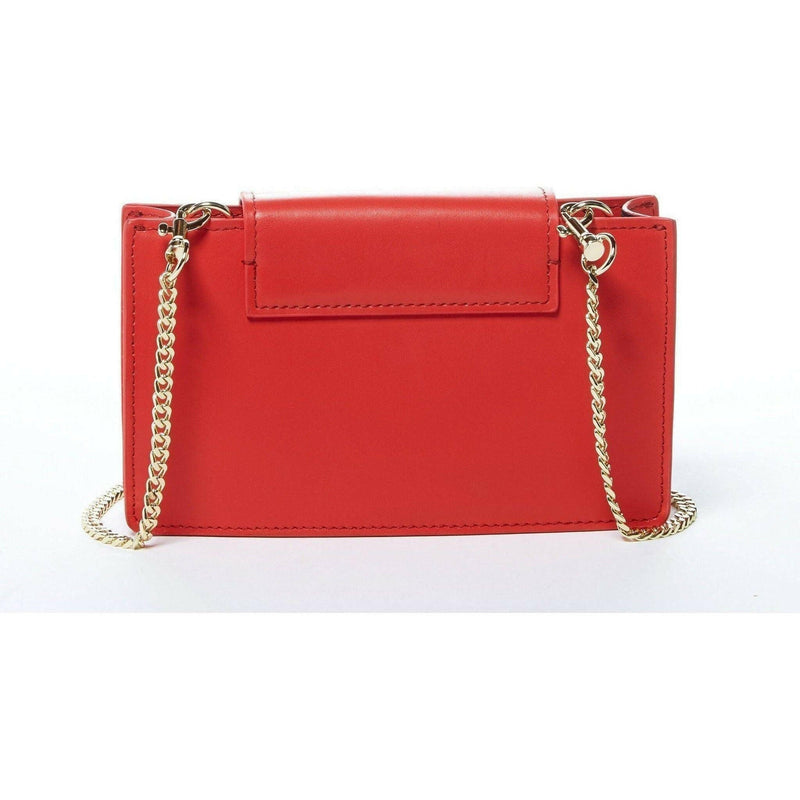 Mary Red Purse Mini Crossbody Bag Leather Wristlet