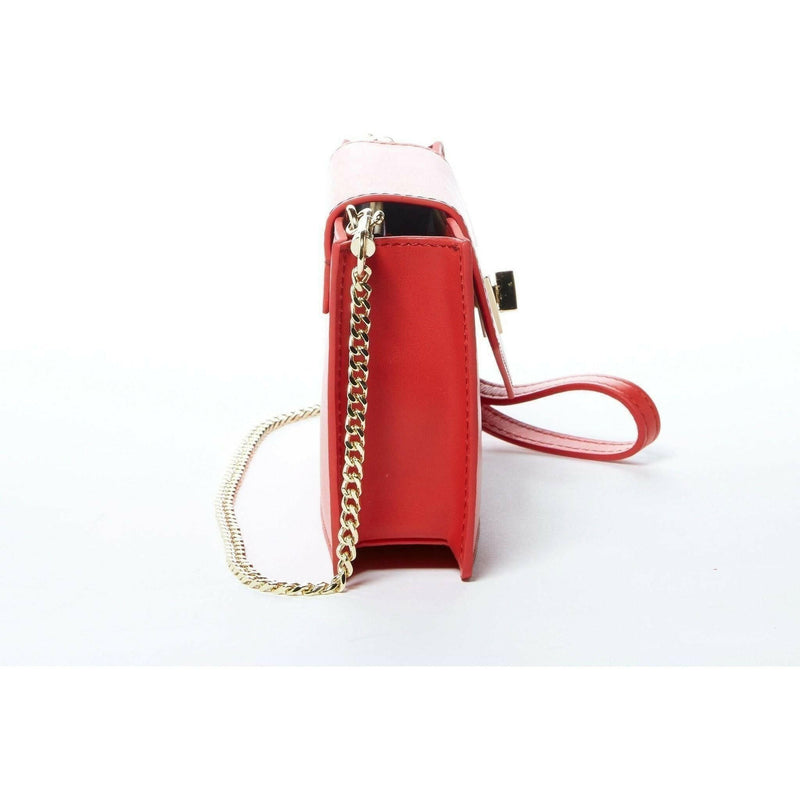 Mary Red Purse Mini Crossbody Bag Leather Wristlet