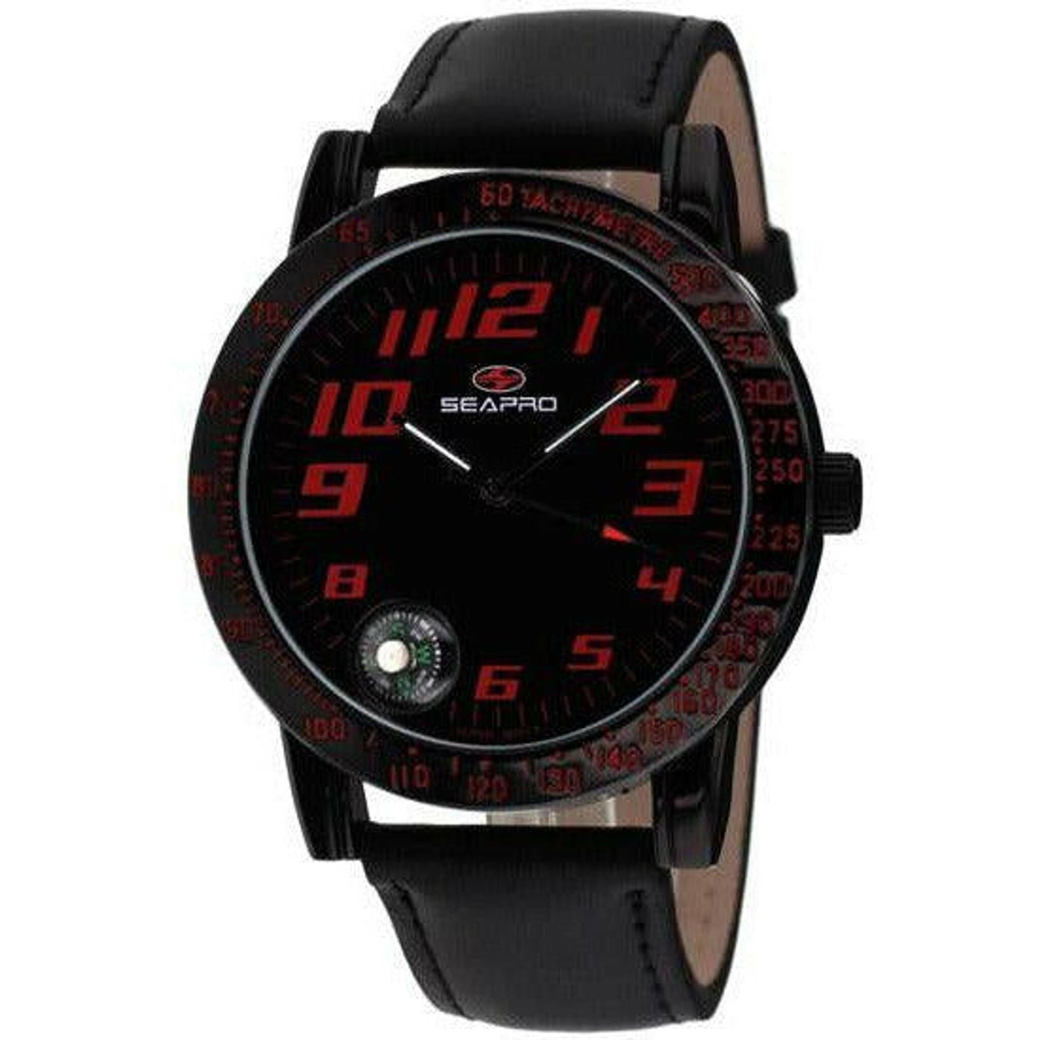 Men's Raceway Watch in Black.