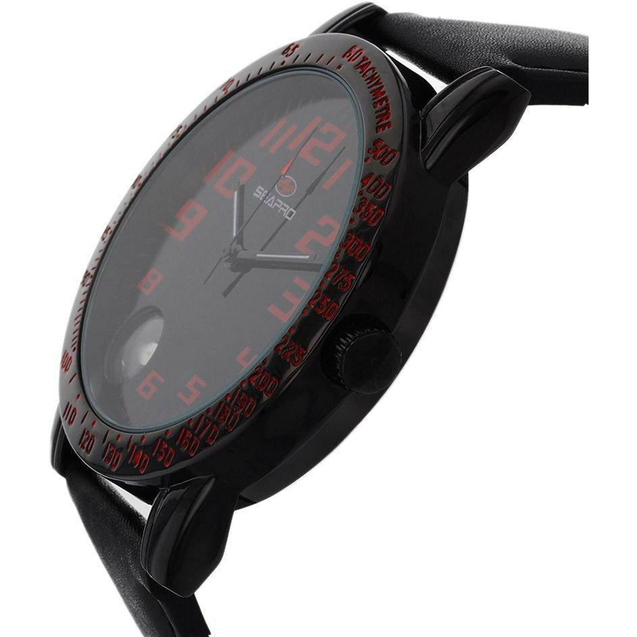 Men's Raceway Watch in Black.