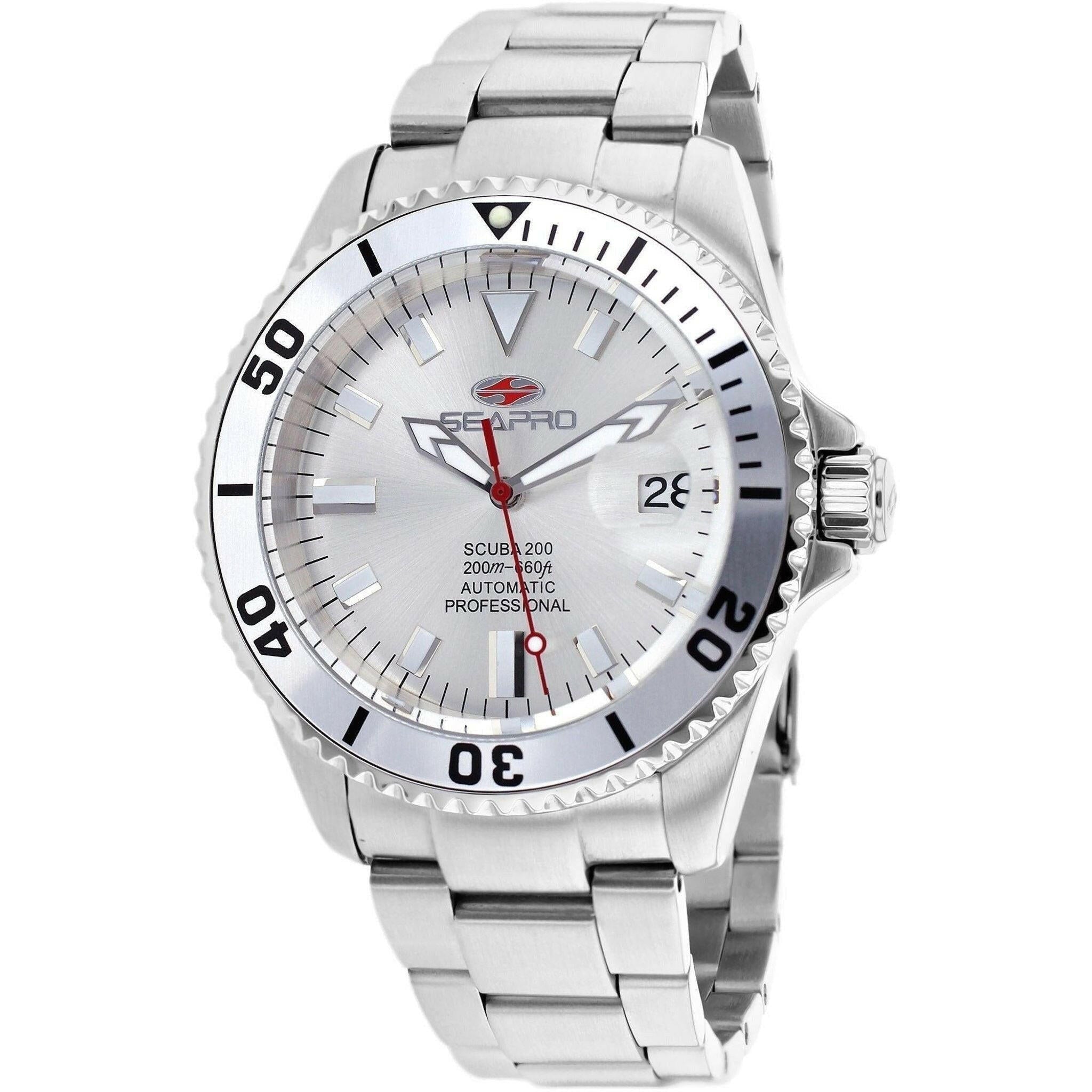 Men's Scuba 200 Auto with Silver Dial.