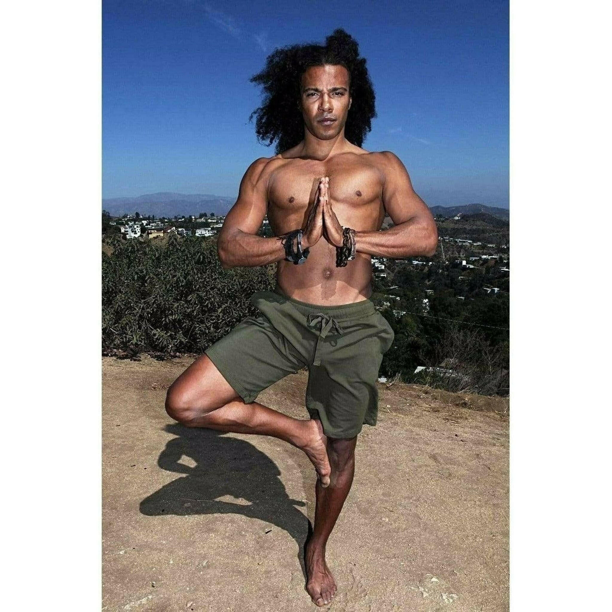 Men's Yoga Ninja Shorts Organic Eco-Friendly.