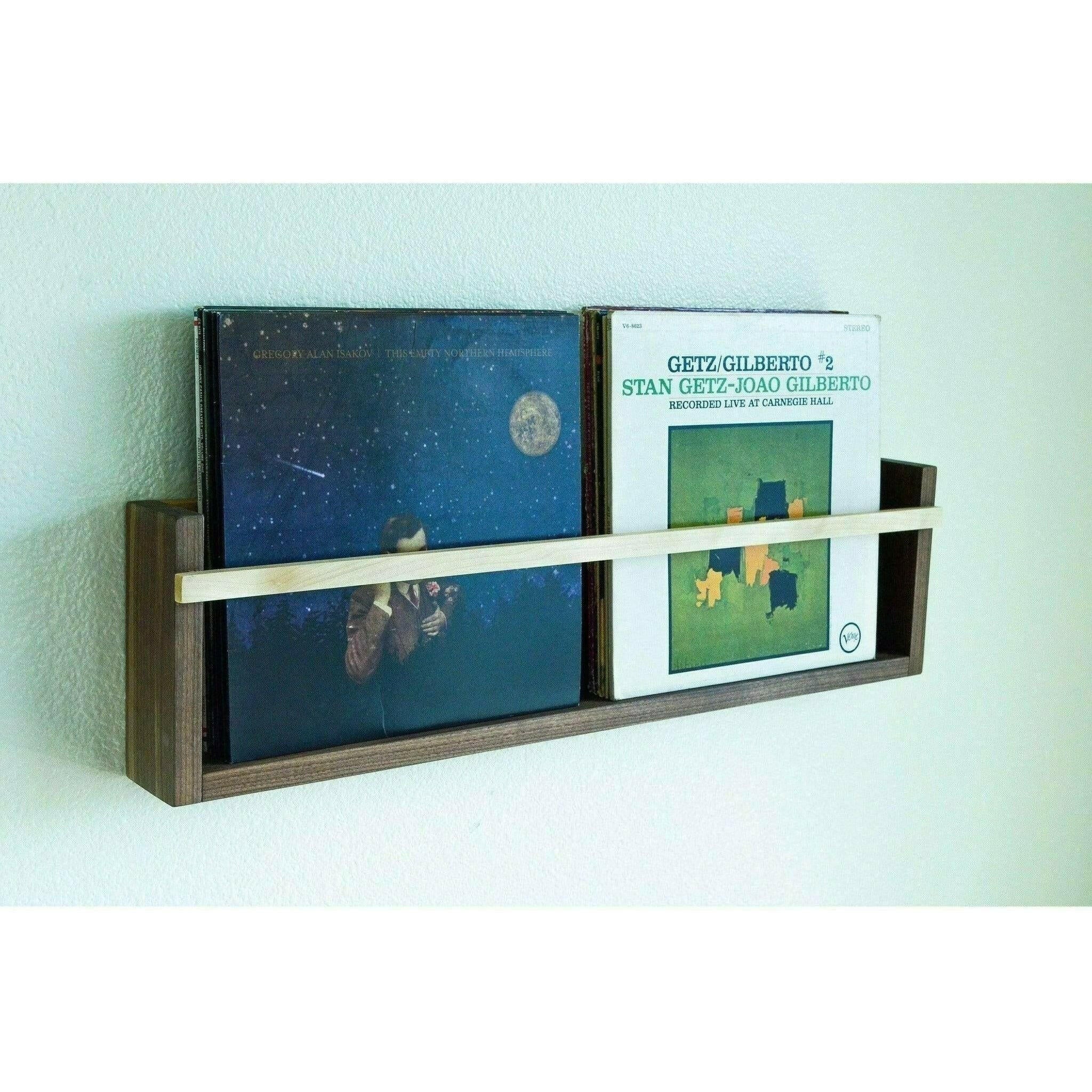 Modern Magazine & Vinyl Wall Rack.