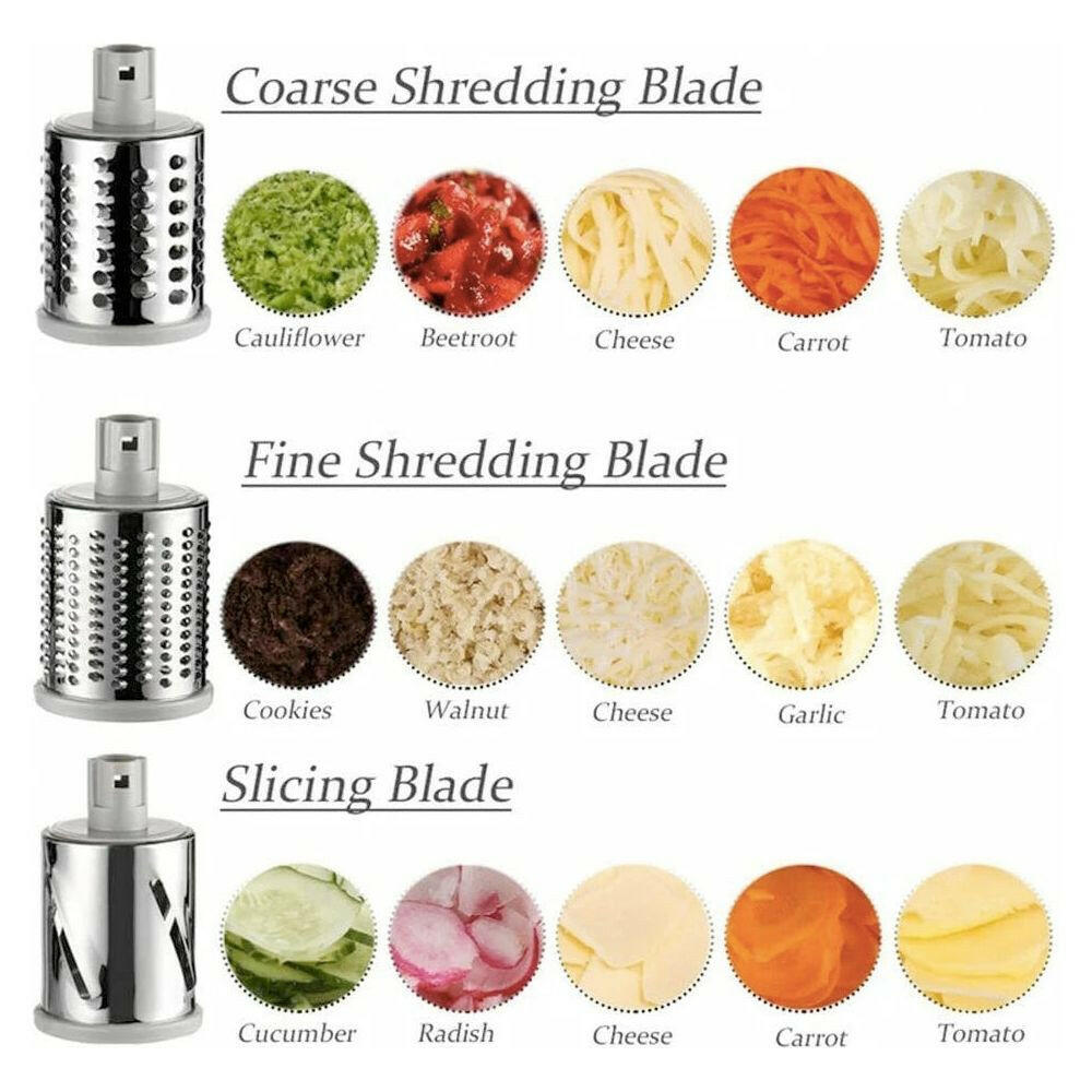 Multi-functional Stainless Steel Kitchen Slicer Grater Kit.