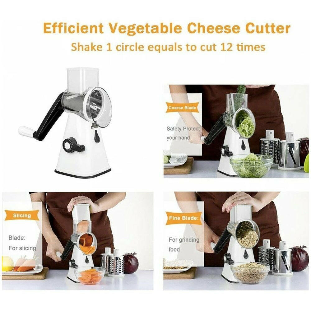 Multi-functional Stainless Steel Kitchen Slicer Grater Kit.