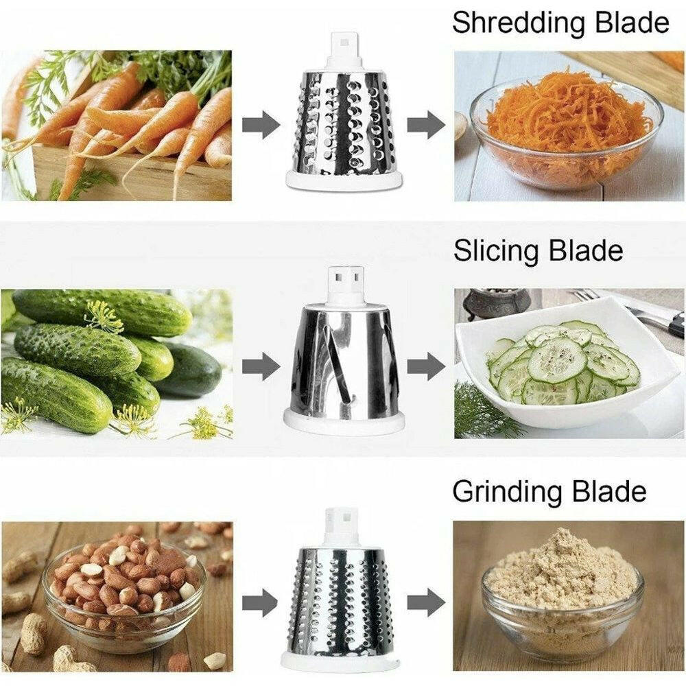 Multi-functional Stainless Steel Kitchen Slicer Grater Kit.