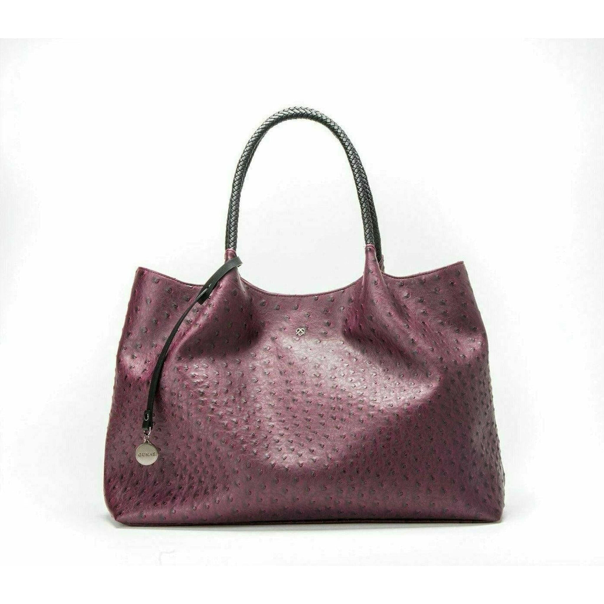 Naomi - Cherry Vegan Leather Tote Bag.