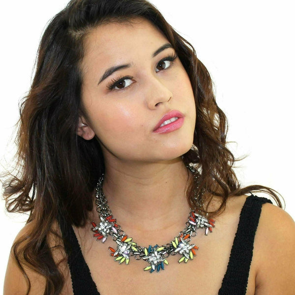 Neon Spray Necklace