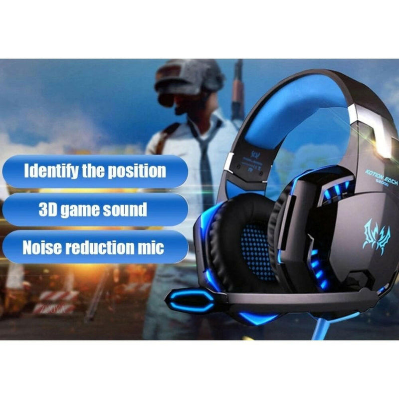 Ninja Dragon G9300 LED Gaming Headset with Microphone |  quirkitrendz.