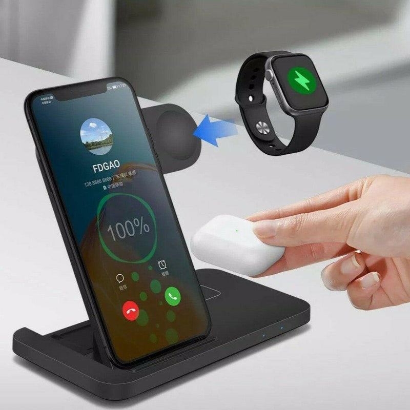 Ninja Dragons 3 in1 Wireless Foldable Charging Station |  quirkitrendz.