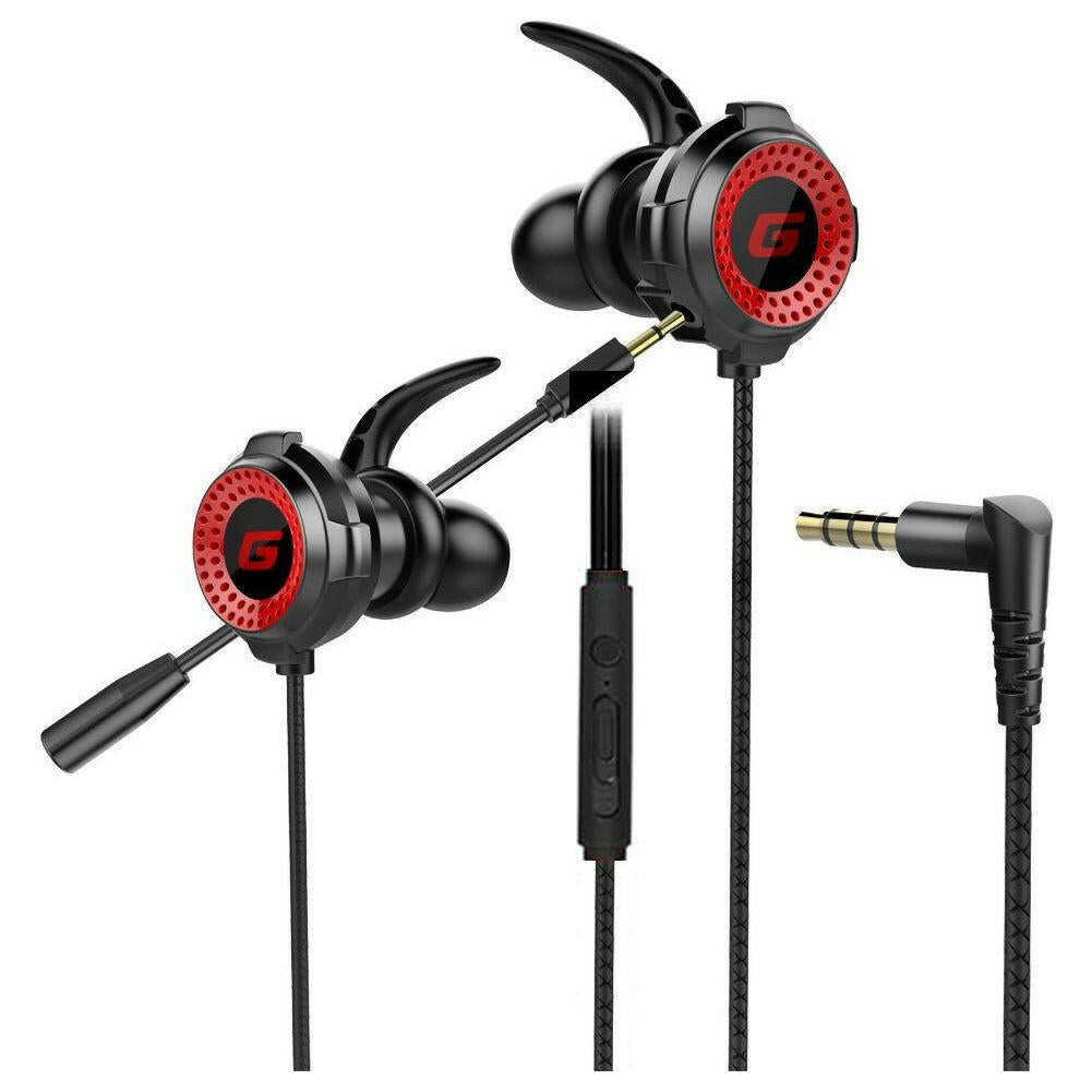 Ninja Dragons G2000 3.5mm Gaming Earphones with Extension Microphone.