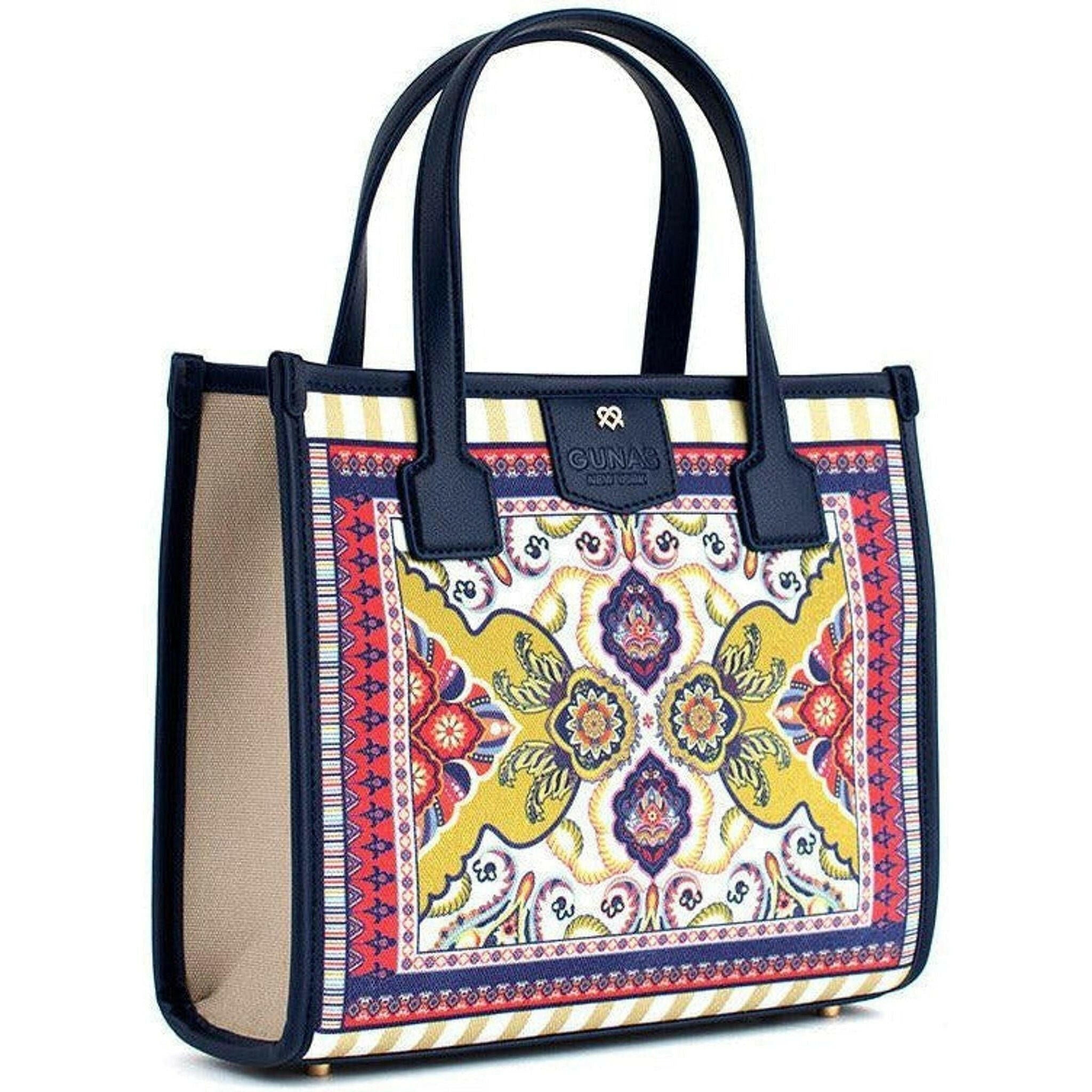 Oasis - Brown Kilim Vegan Canvas Bag.