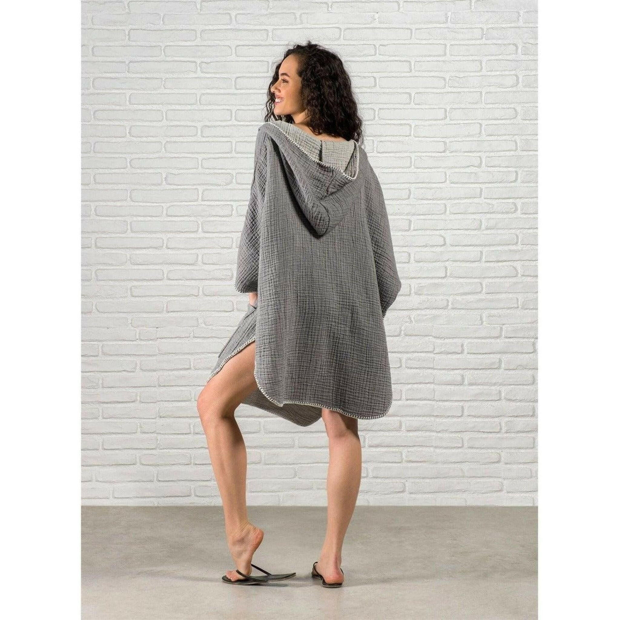 Organic Cotton Boho Surf Poncho.