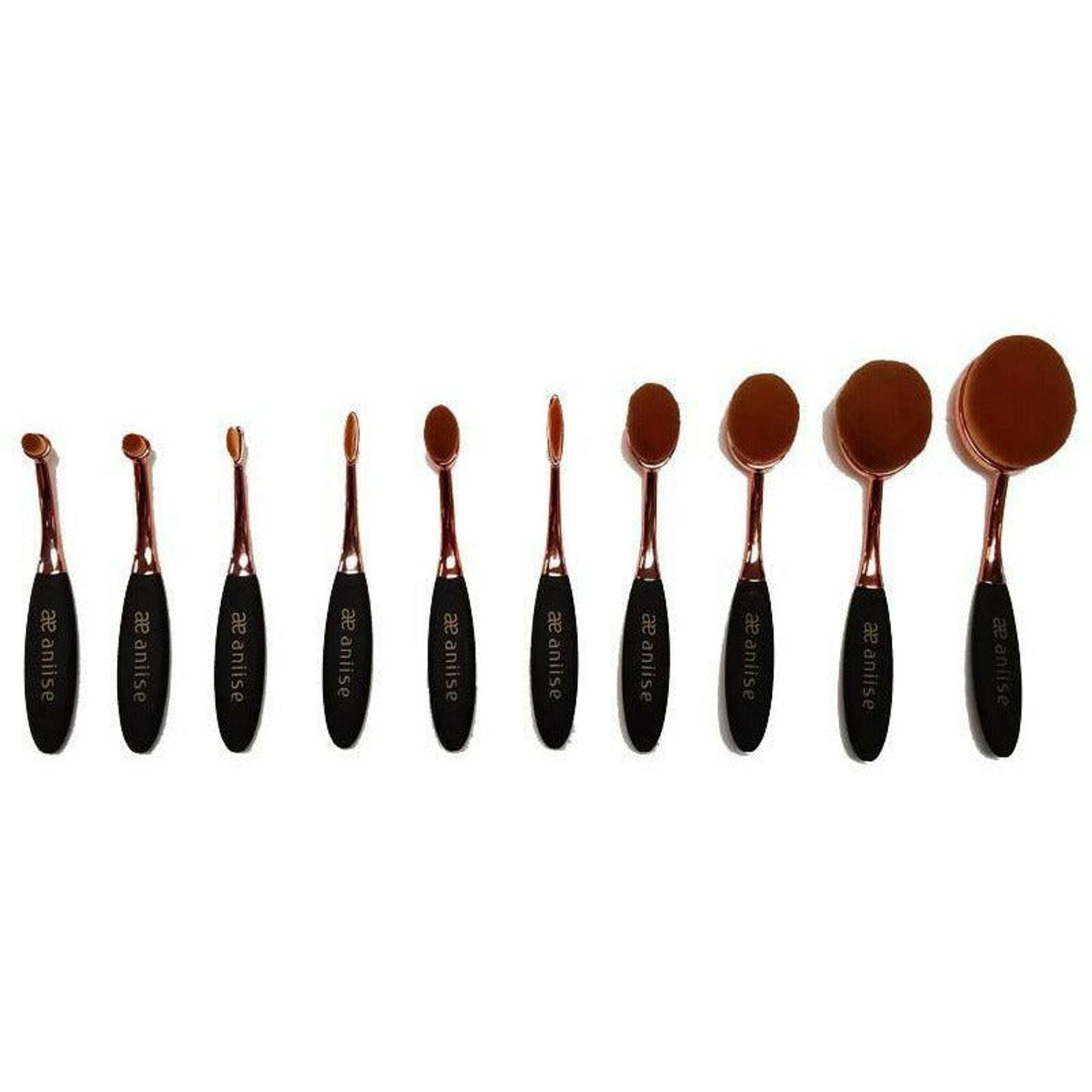 Oval Makeup Brush Set.