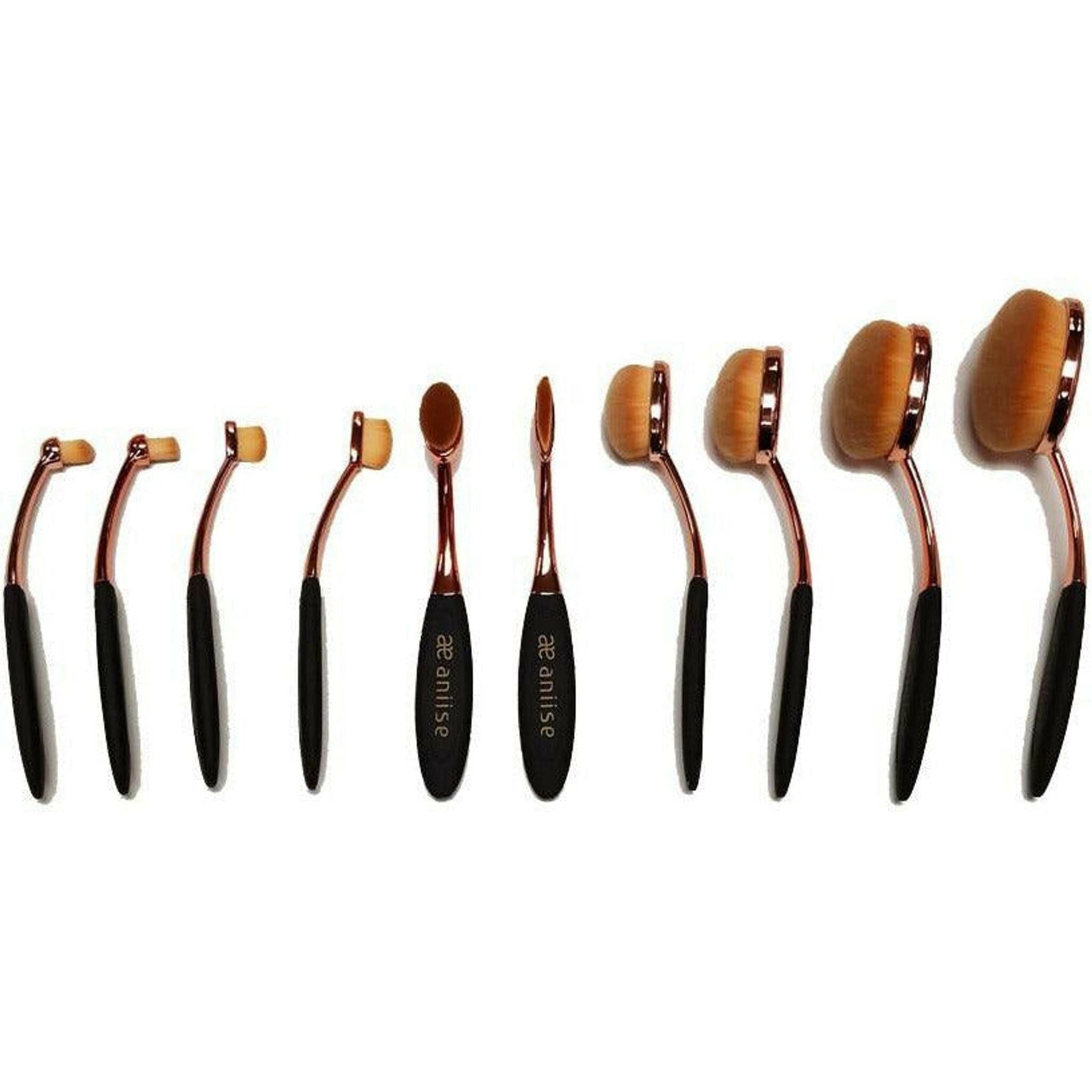 Oval Makeup Brush Set.