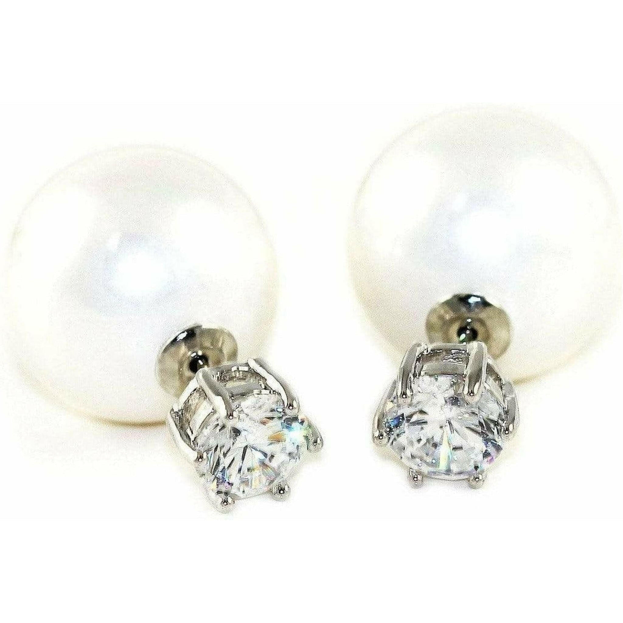 Pearl Drop Earrings.