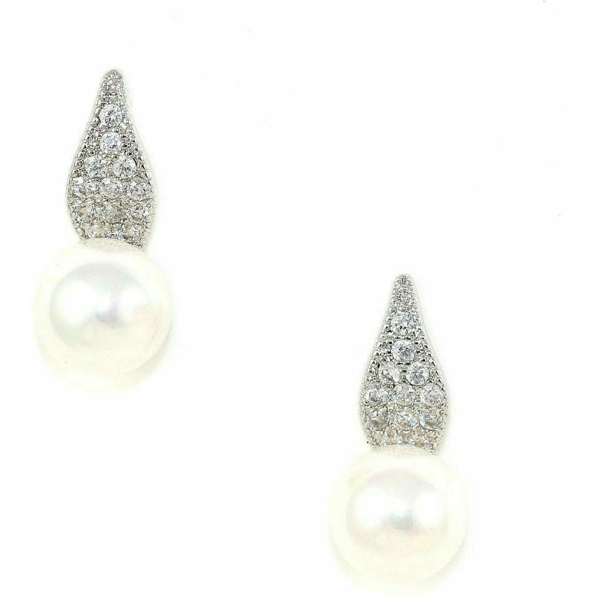 Pearl Petal Earrings.