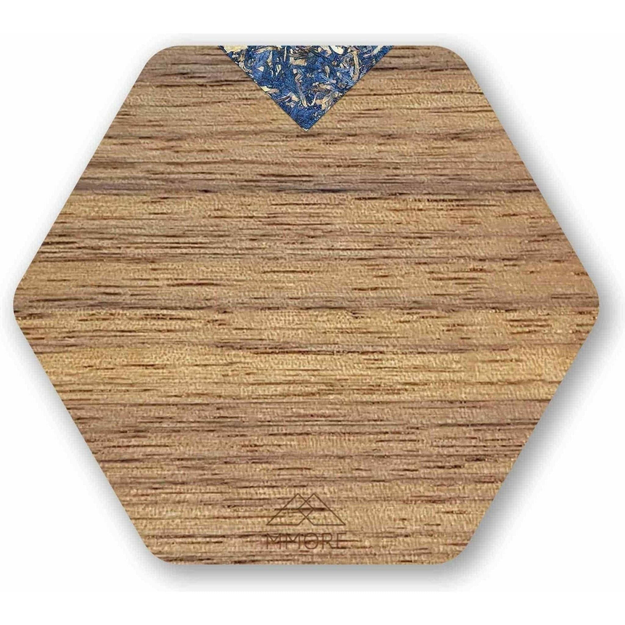 PERSONALIZED American Walnut Coasters Set.