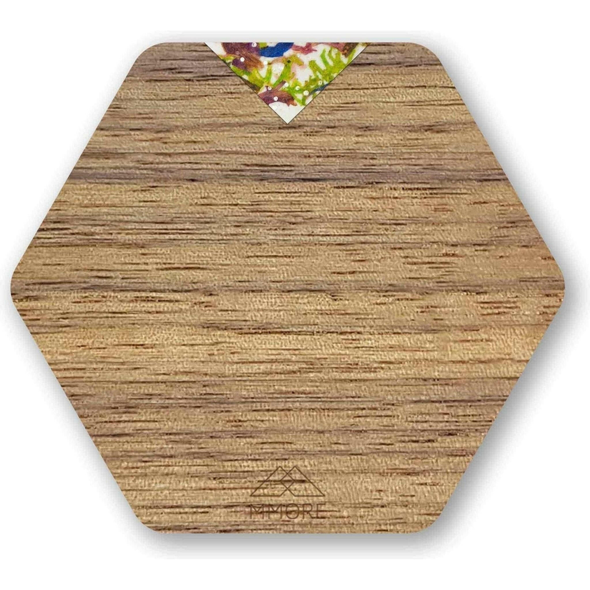 PERSONALIZED Wooden Coasters - American Walnut / Set of 4 Coasters